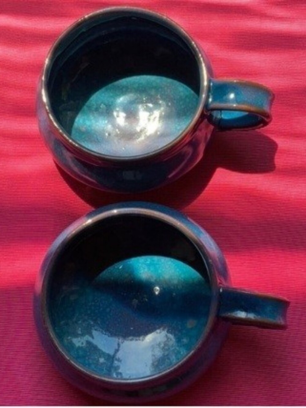 Set of 2 Handcrafted Ceramic Espresso Cups - Picture 3 of 4